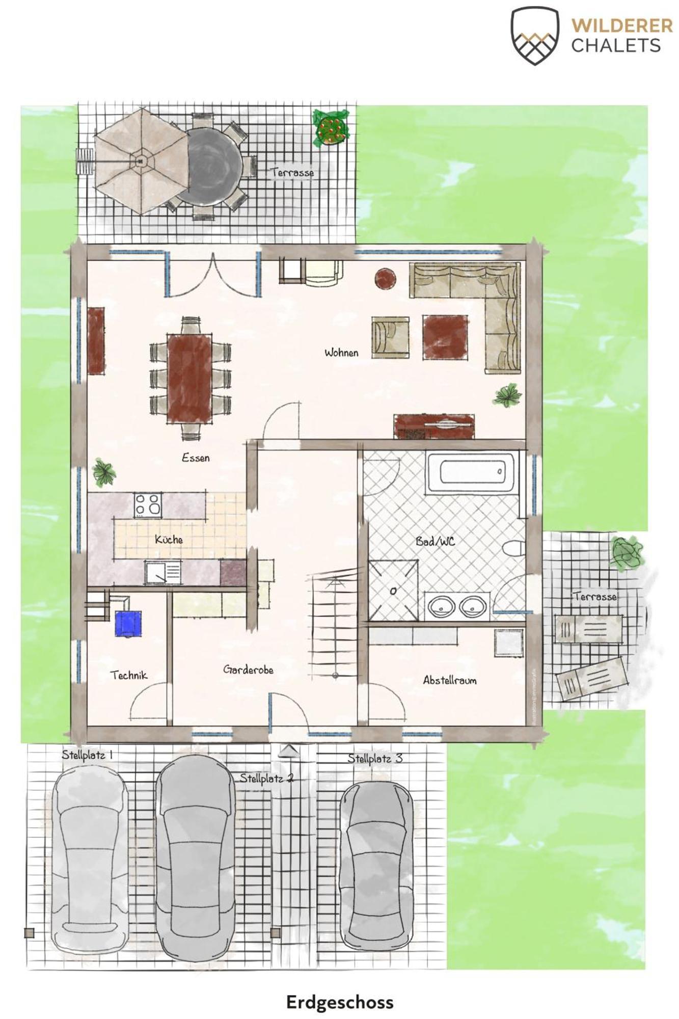 Wilderer Chalets 2-4 Personen Лойташ Экстерьер фото